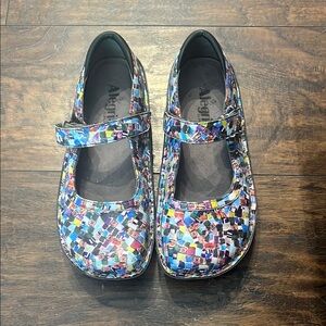 Alegria Multicolor Mary Jane Shoes